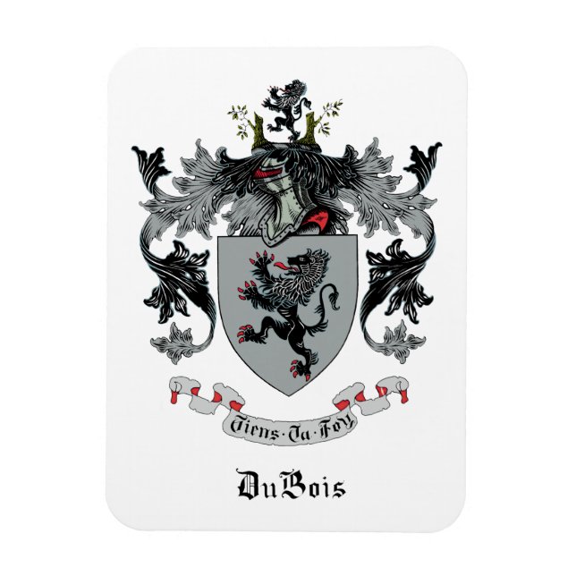 Imán DuBois Family Crest Magnet (Vertical)