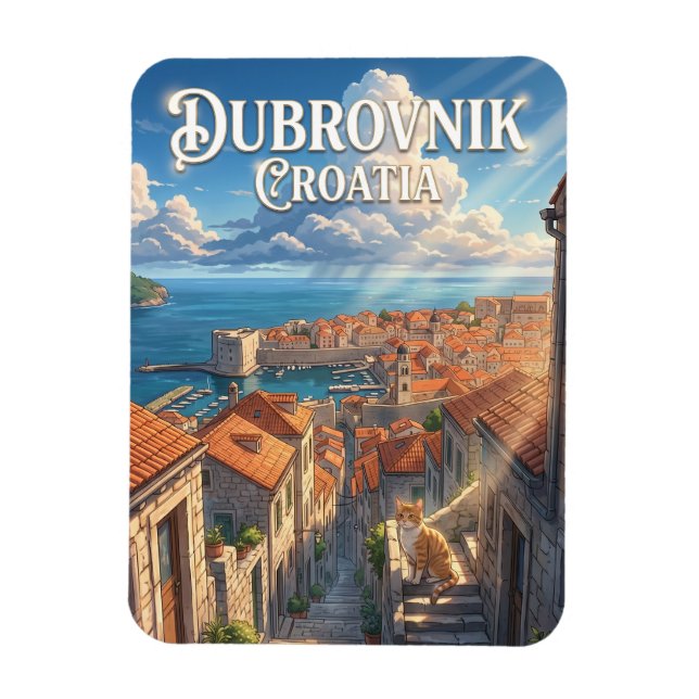 Imán Dubrovnik, Croacia Croacia (Vertical)