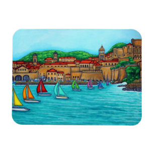 Imán Dubrovnik Regatta Magnet por Lisa Lorenz