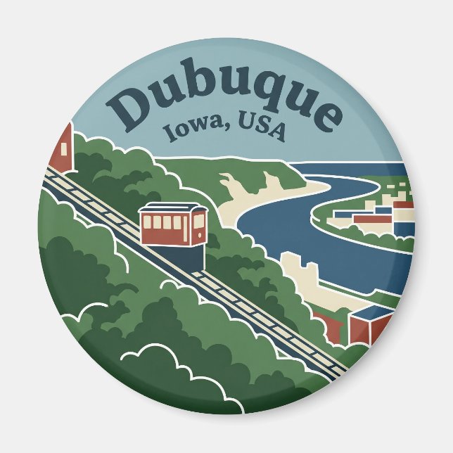 Imán Dubuque EE. UU. (Frente)