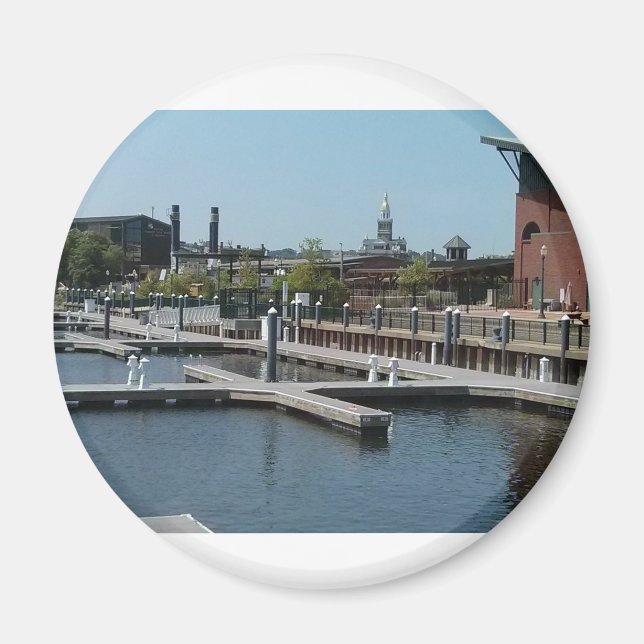 Imán Dubuque, Puerto Hielo De Iowa, Río Misisipi (Frente)