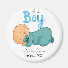 Imán Ducha de bebé niño durmiendo