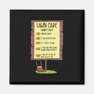 Imán Ducha de césped - Tarifa por hora para el cuidado 