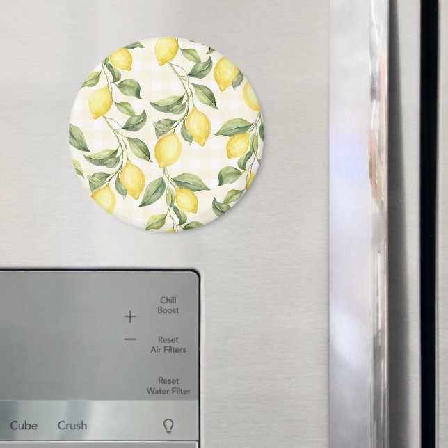 Imán Ducha de Novia con Limones Amarillos Frescos   (In situ (nevera))