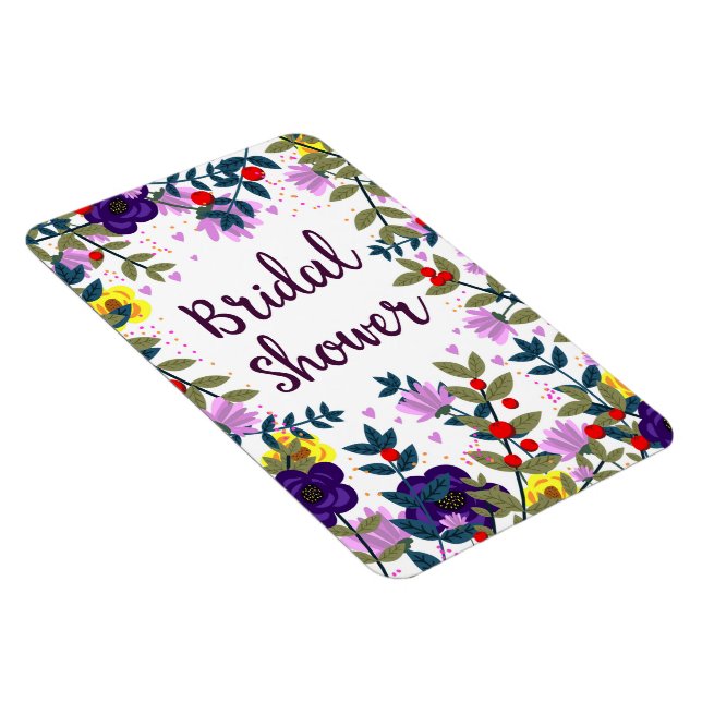 Imán Ducha de Novia Flores Vintage (Lado Derecho)