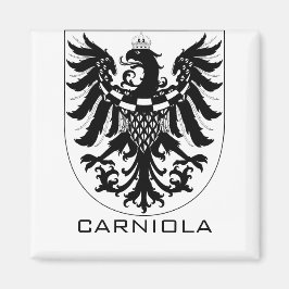 Imán Duchy of Carniola Monochrome Heraldic Art 