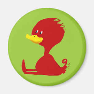 Imán Ducky rojo