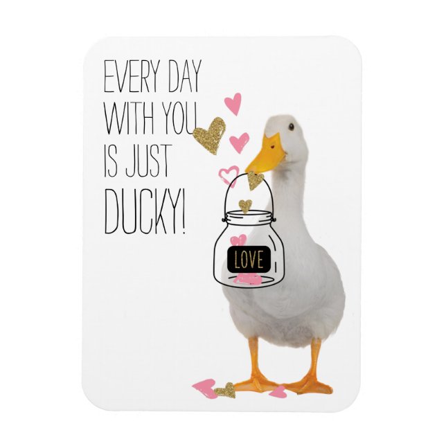 Imán Ducky Valentine (Vertical)