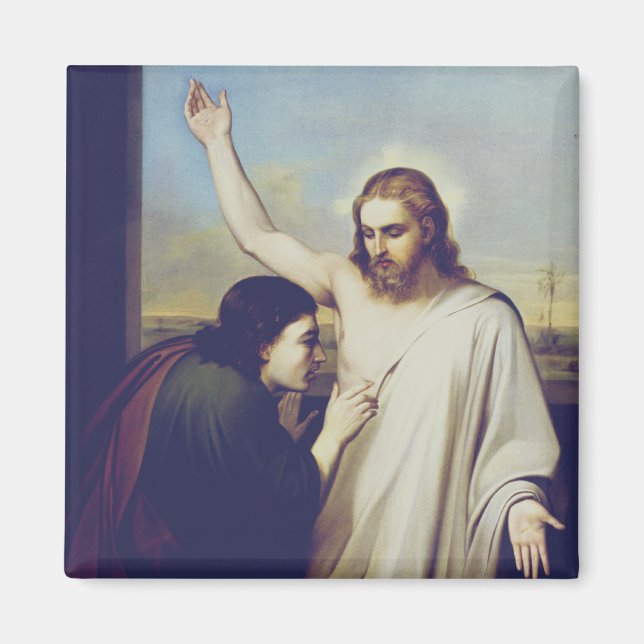 Imán Dudar de Santo Tomás por Silvestro Lega (Frente)