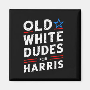 Imán Dudes Blancas Para Harris Kamala 2024