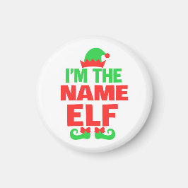 Imán Duende de Navidad Personalizado