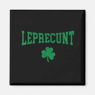 Imán Duende irlandés día de San Patricio divertido tréb