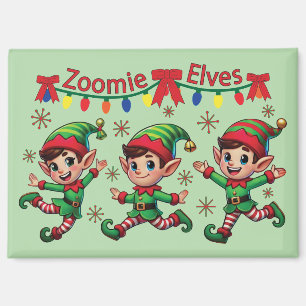 Imán Duendes Zoomie Navidad
