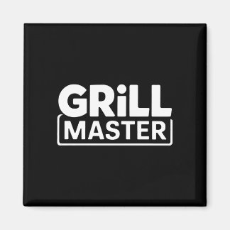 Imán Dueño de la parrilla BBQ masculina rey del humo de