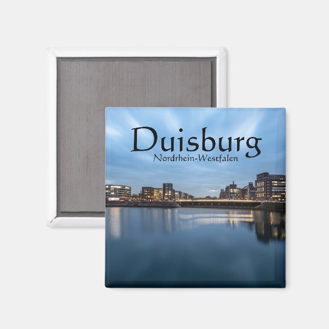 Imán Duisburg Alemania (Anverso/Reverso)