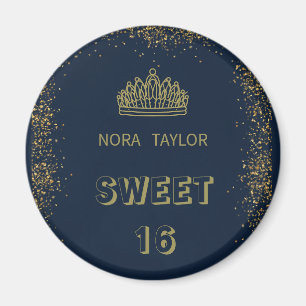 Imán "Dulce 16 Soirée: Glam, Glitz y Good Times"