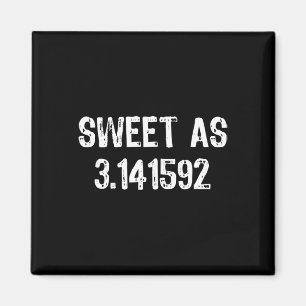 Imán Dulce como 3.141592 Pi (pastel) 3.14 Regalo de Gua