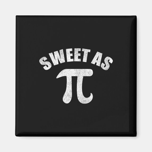 Imán Dulce Como Maestra Geek Pi Math 3.14 Pi Day (Frente)