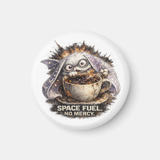 Imán Dulce Conejo de Combustible Espacial Café Hallowee