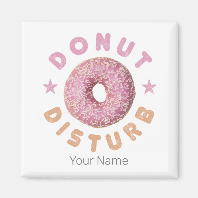 Imán Dulce dulce de donut que altera la píldora y la me (Frente)