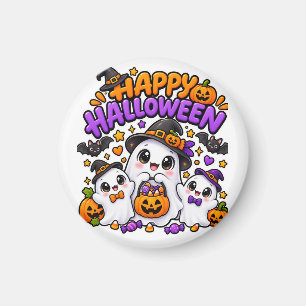 Imán Dulce familia de fantasmas de Halloween
