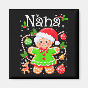 Imán Dulce Familia de Nana Pan de Jengibre Coincidente 