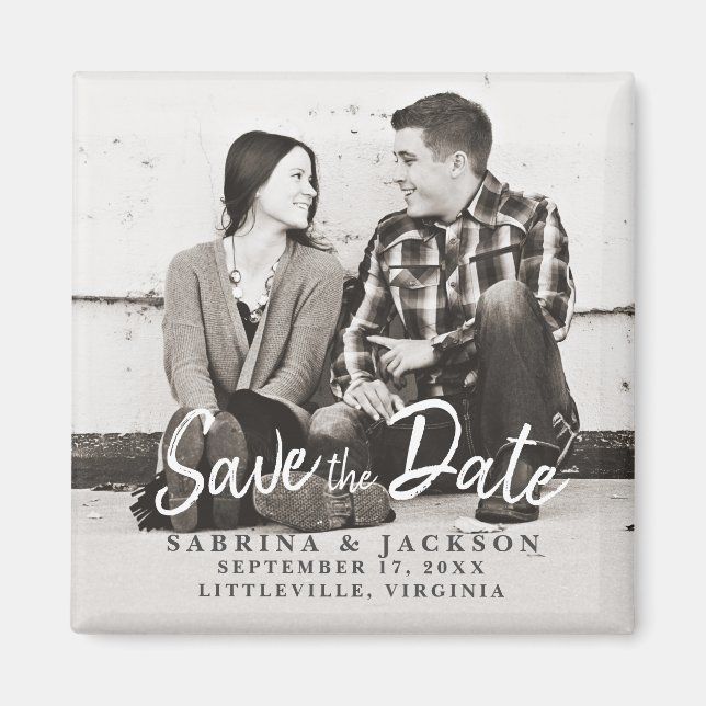 Imán Dulce Foto - Guardar la fecha (Frente)