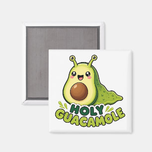 Imán Dulce Kawaii Santo Guacamole Babosa Dibujo Animado
