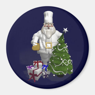 Imán Dulce Santa Claus Chef