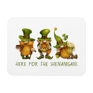 Imán Dulces Gnomos Irlandeses Feliz Día de San Patricio
