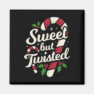 Imán Dulces pero retorcidas Navidades graciosos Candy C