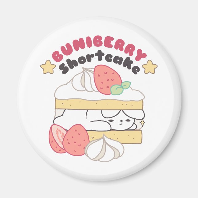 Imán Dulces pulseras: Deliciosa tarta de Buniberry (Frente)