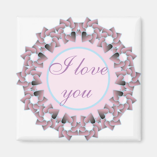 Imán Dulces regalos y favorece el diseño floral (Frente)