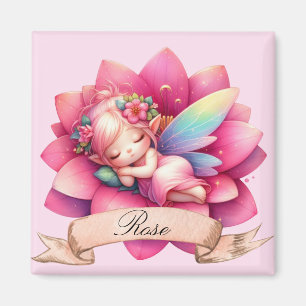 Imán Dulces sueños de hada durmiente linda y caprichosa