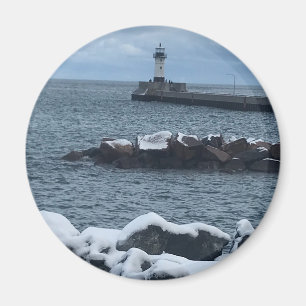 Imán Duluth Minnesota Canal Park Lago Superior