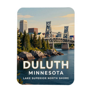 Imán Duluth Minnesota Lago Superior Viajes