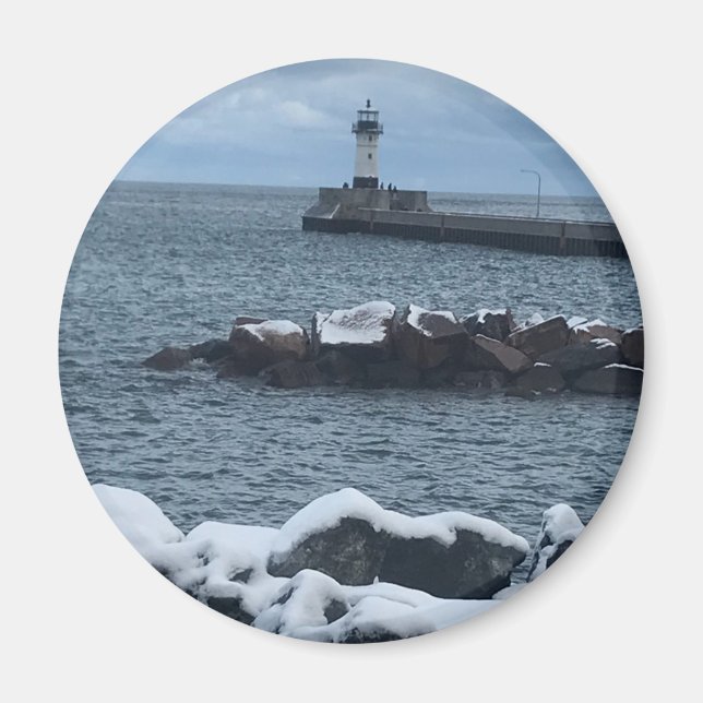 Imán Duluth Minnesota Lake Superior Canal Park  (Frente)