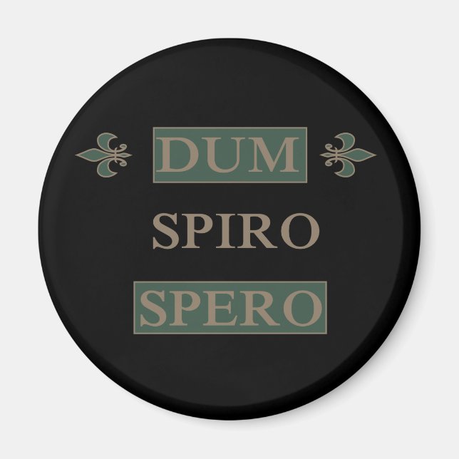 Imán Dum spiro (Frente)
