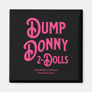 Imán Dump Donny 2 Muñecas Dos Muñecas Aranceles Humor C