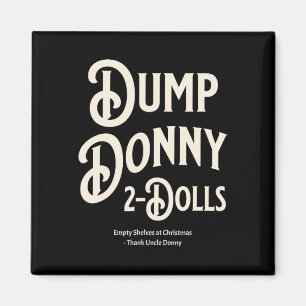 Imán Dump donny 2 muñecas dos muñecas Trump Humor sobre
