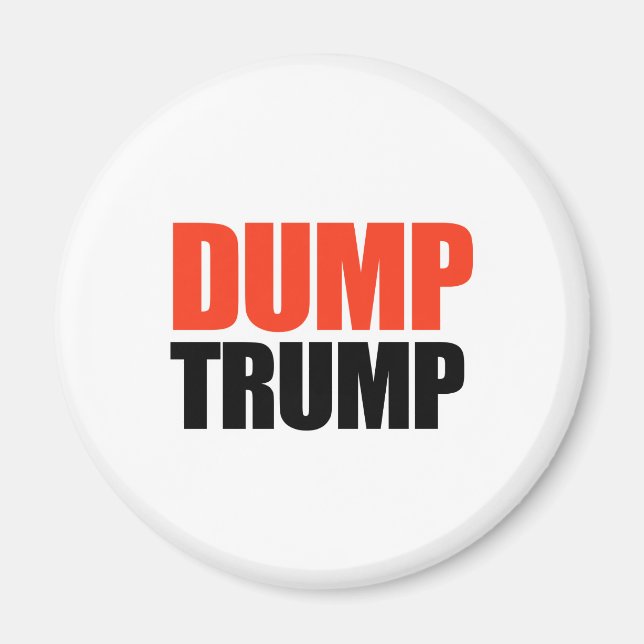 Imán Dump Trump (Frente)
