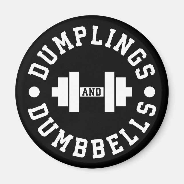Imán Dumplings and Dumbbels - Bulking - Novedad diverti (Frente)
