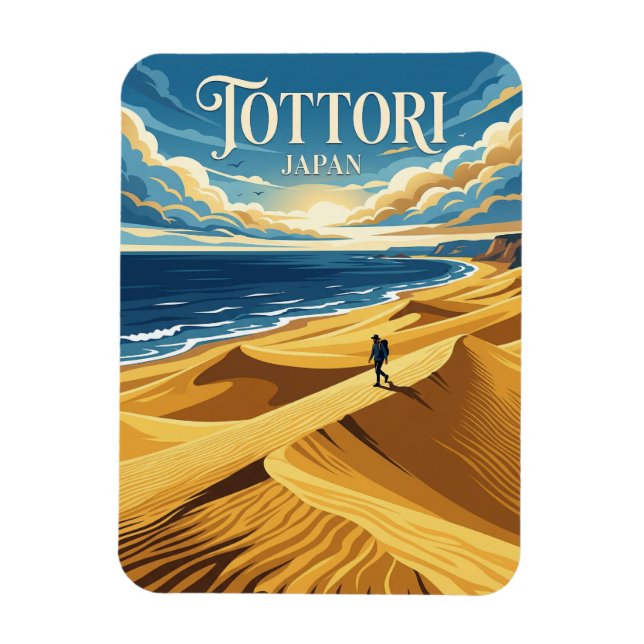 Imán Dunas de arena de Tottori Japón (Vertical)