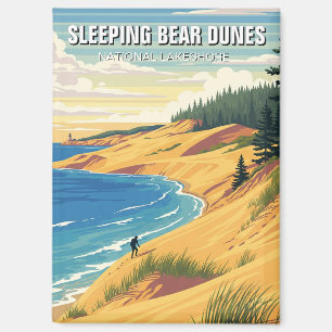 Imán Dunas de oso durmiente Michigan Travel