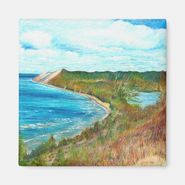 Imán Dunas del lago Michigan (Frente)