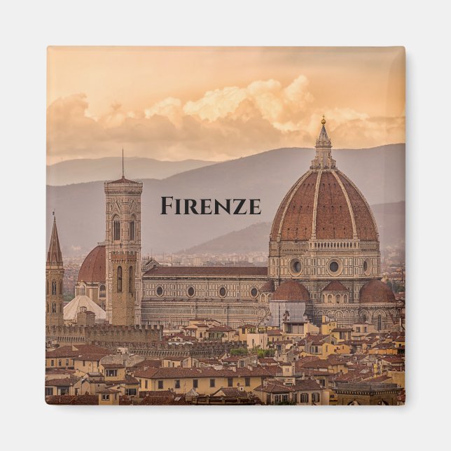 Imán Duomo di Firenze Florence Italy Design Magnet (Frente)