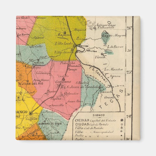 Imán Durango, México (Frente)