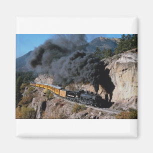 Imán Durango y ferrocarril de Silverton, no. 481, Cree