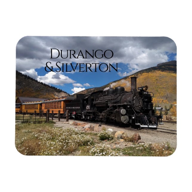 Imán Durango y Silverton Narrow Gage Railtrain Magnet (Horizontal)