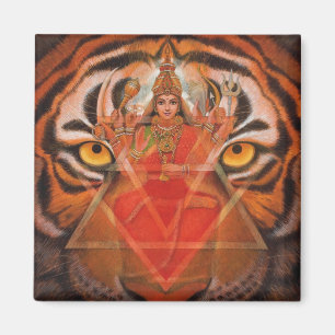 Imán Durga y tigre